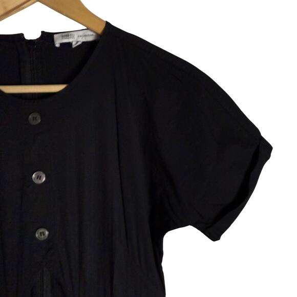 Bibhu Mohapatra Black Cutout Fringe Midi Cocktail Dress Sz 4 - Picture 10 of 16